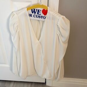 Elegant White Women's Top